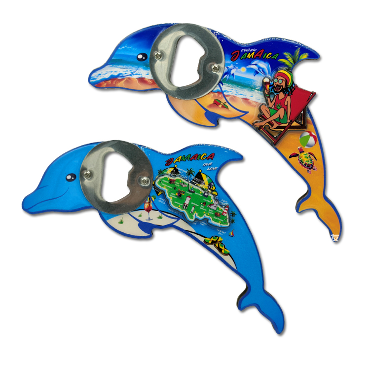 Customized Logo Florida Beach Souvenir Surf Bottle Opener MDF Wood Surfboard Bottle Opener