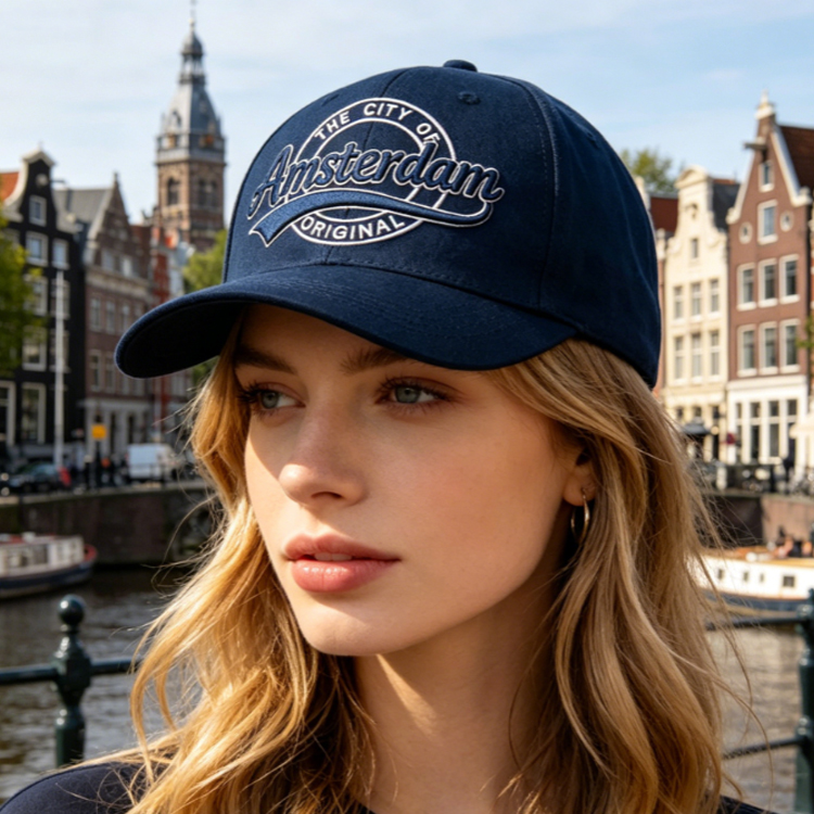 Custom Embroidery Logo Greece Hat Souvenir Floral Greece Baseball Cap