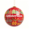 Custom Logo Design Netherlands Travel Gift Holland Souvenir Amsterdam Christmas Ball Ornament