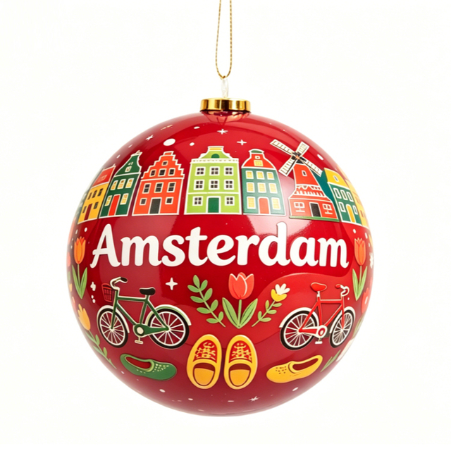 Custom Design Germany Flag Souvenir Hanging Christmas Ball Germany Christmas Ball Ornament
