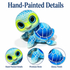 Factory Custom Logo Ocean Marine Beach Souvenir Decor Resin Turtle Figurine Cute Sea Turtle Statue