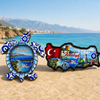 Custom Design MDF Wood Refrigerator Magnet Beach Antalya Turkey Souvenir Fridge Magnet