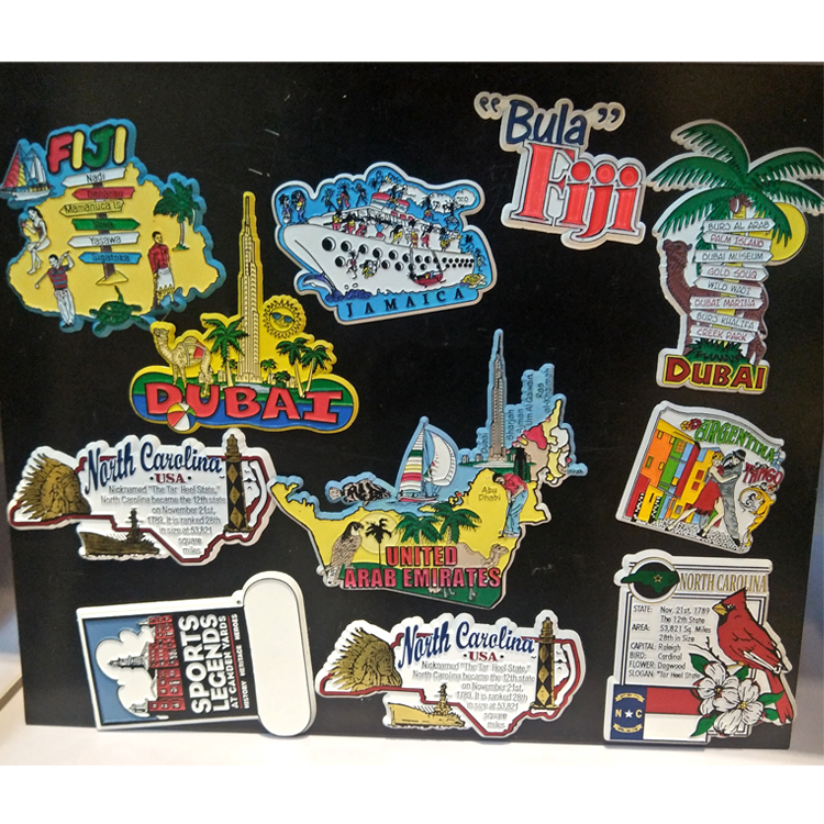 Custom European Tourist Souvenirs PVC Fridge Magnets Scotland Souvenir Fridge Magnet