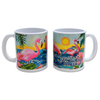 Customized Logo Animal Ocean Beach Souvenir Dolphin Cups Ceramic Dolphin Mug