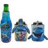 Custom Logo Printing Travel Souvenir Gift Turtle Beach Themed Stubby Holder Insulated Neoprene Beer Bottle Can Cooler Sleeve