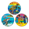  Custom Logo Design Tourist Souvenir 3D Wooden Mdf Aluminum Foil Fridge Magnet
