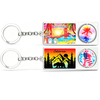 Custom Logo Design Metal Golden Gate Bridge Keychain San Francisco Souvenir Keychain