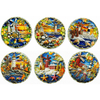 Custom Logo 3D Embossed Gold Printing Ocean Style Beach Souvenir Sea Animal Ceramic Turtle Coaster