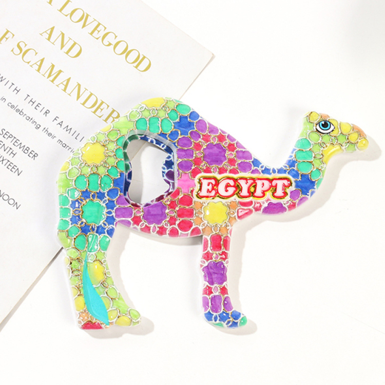 Custom 3D Printing Design Melamine Elephant Sri Lanka Souvenir Fridge Magnet