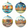 Custom Design Germany Flag Souvenir Hanging Christmas Ball Germany Christmas Ball Ornament