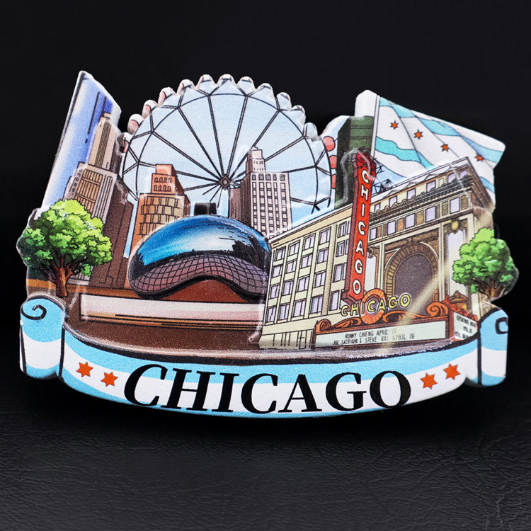 Custom logo 3d Printing Pennsylvania Philadelphia Souvenir Resin Fridge Magnet Philadelphia Magnet