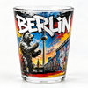 Custom Logo Travel Gift Oktoberfest Shot Glasses Berlin Germany Souvenir Shot Glass