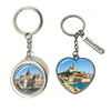 Wholesale Customized Logo Metal Tourist Souvenir Hungarian Key Chain Hungary Budapest Souvenir Keychain