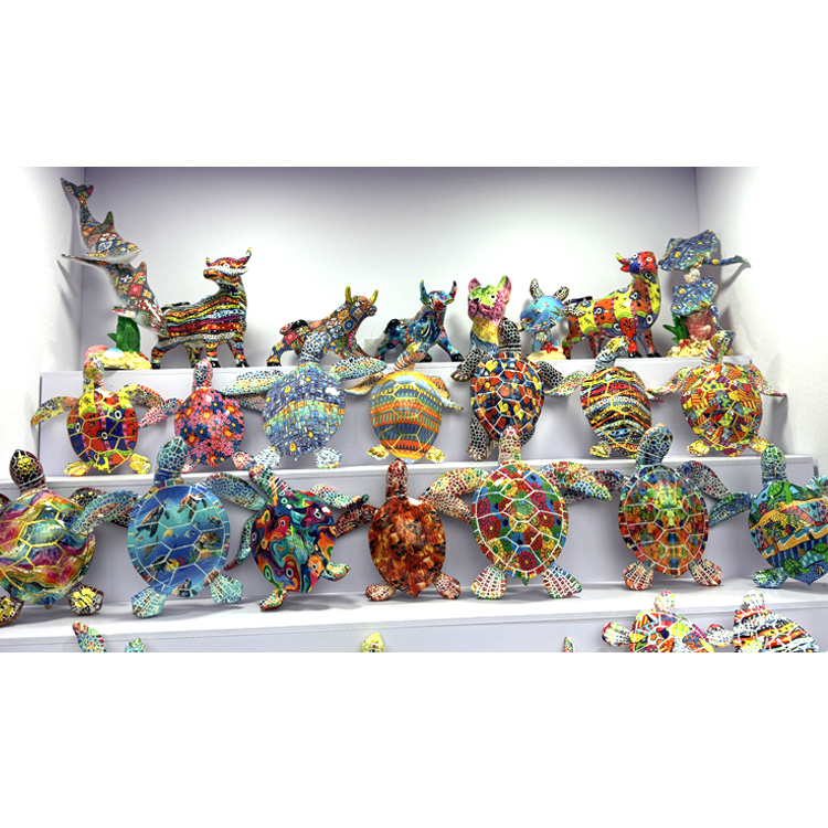 Custom Logo Beach Tourist Souvenir Gift Resin Craft Turtle Statue Decor
