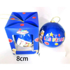 Custom logo Design Printed Christmas Ball Hanging New York City Las Vegas USA Christmas Ornaments