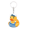 Custom Logo Design Duck Keyring Tourist Souvenir Cute Alloy Metal Yellow Duck Keychain