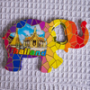 Custom 3D Printing Design Melamine Elephant Sri Lanka Souvenir Fridge Magnet
