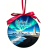 Custom Design Travel Gift Icelandic Souvenir Reykjavik Iceland Christmas Ball Ornament
