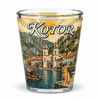 Custom Logo Decal Travel Gift Shot Glasses Mini Budapest Souvenir Hungary Flag Shot Glass