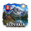 Custom Resin 3D Printing Travel Gift Bratislava Slovakia Souvenir Fridge Magnet