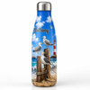 Custom Printing Nautical Seaside Seagull Souvenir Mug Stainless Steel Nice Biarritz Brittany Marseille Souvenir Water Bottle