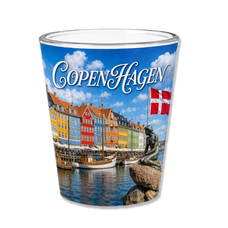 Custom Decal Sublimation St. Patrick Day Gift Ireland Irish Souvenir Shot Glass