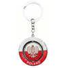 Wholesale Rotatable Metal Keychain Custom Logo Warsaw Krakow Poland Souvenir Keychain