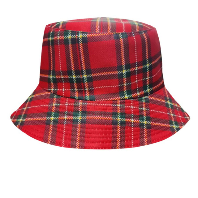 Custom Logo Design Printing Reversible Cotton Scottish Souvenir Scotland Bucket Hat