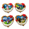 Custom Resin Printing Cable Car Skiing Souvenir Gift Poland Zakopane Souvenir Fridge Magnet