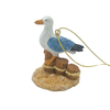 Custom Hand Painted Resin Christmas Ornament Hanging Nautical Style Souvenir Seagull Bird Christmas Ornament