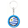 Custom Design Epoxy Metal Flag Design Uruguay Keyring Uruguay Souvenir Keychain