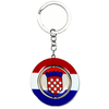 Customized Logo Croatia Keyring Croatian Gift Souvenir Metal Keychain Croatia Keychain