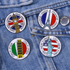 Custom Metal Turkish Greek Greece Souvenir Gift Enamel Pin Evil Eye Pin