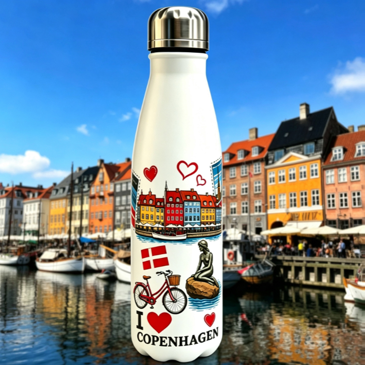 Factory Customized Logo 3d Resin Printing Copenhagen Denmark Souvenir Fridge Magnet