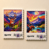 Custom Logo Design Resin 3D Printing Wyoming Souvenir Fridge Magnets