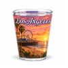 Custom logo 1.5oz Usa City Souvenir Los Angeles Shot Glasses