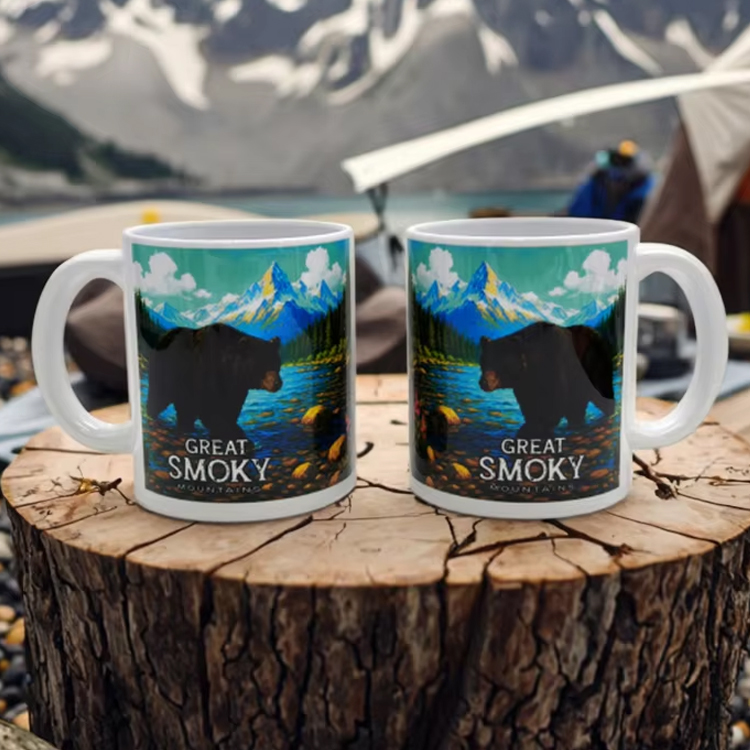 Customized Logo Animal Ocean Beach Souvenir Dolphin Cups Ceramic Dolphin Mug