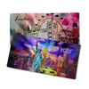  Custom Logo Design Tourist Souvenir 3D Wooden Mdf Aluminum Foil Fridge Magnet