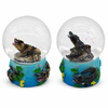 Custom Logo Animal Florida Souvenir Alligator Snowglobe Resin Crocodile Snow Globe