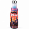 Custom Printing USA City Chicago Souvenir Mug Stainless Steel Flask Skyline Chicago Souvenir Water Bottle