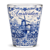 Customized Logo Netherlands Landmarks Shotglass Holland Amsterdam Souvenir Shot Glass