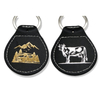 Custom logo Metal Craft Swiss Tassel Hand Bells Switzerland Souvenir Bell Switzerland Cow Bell 