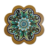 Custom 3D Printing Personalized Heat Resistant Round Ceramic Bohemian Mandala Coaster