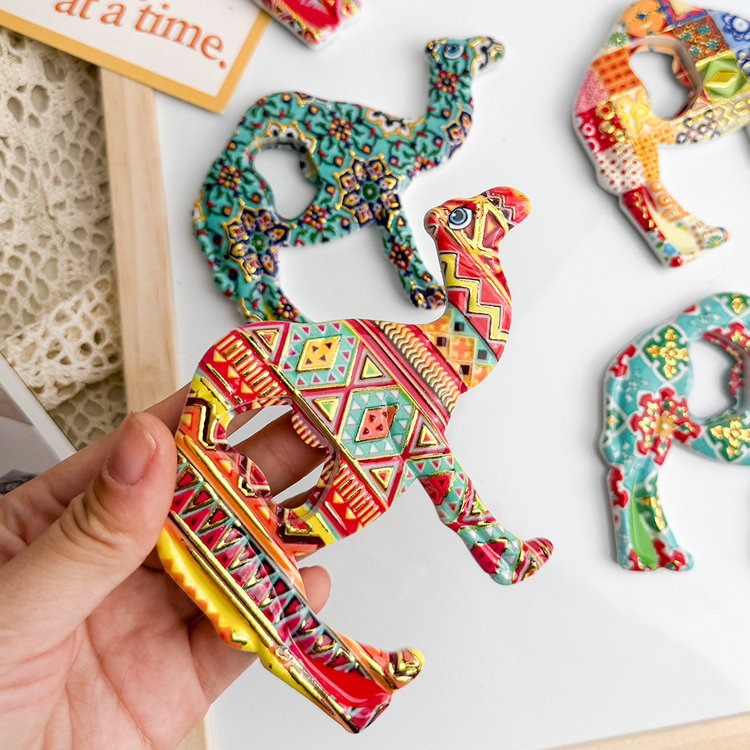 Wholesale Custom Africa Egyptian Pharaoh Fridge Magnet Resin Printed Egypt Souvenir Fridge Magnet