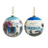 Wholesale Plastic Foam Christmas Ball Ornament Custom Design Souvenir Beach Flamingo Christmas Ball