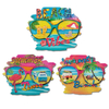 Custom Logo Tropical Palm Tree Resin Printing Beach Bermuda Souvenir Fridge Magnet