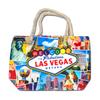 Custom Logo Large Canvas USA City Tote Bag Souvenir Chicago Bags for Women