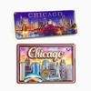 Custom American Cities Travel Gift Wood Fridge Magnet Chicago Souvenirs Fridge Magnets