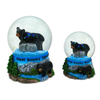 Factory Wholesale Custom Logo Animal Water Globe Great Smoky Mountains Souvenir Resin Black Bear Snow Globe