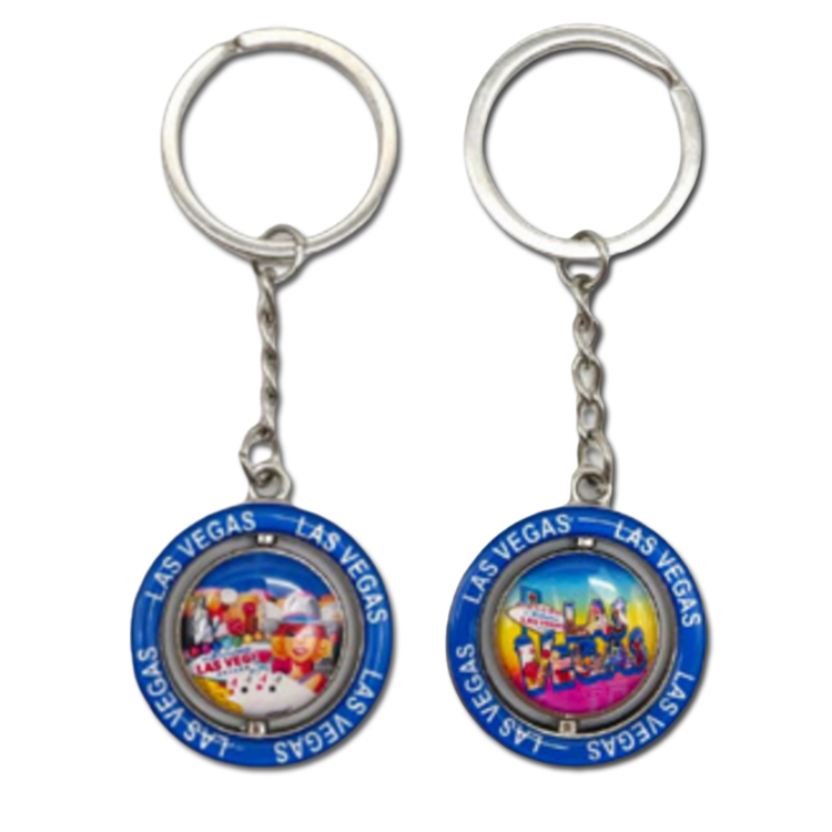 Custom Logo Epoxy Metal USA America Key Chain Washington Seattle Souvenir Keychain